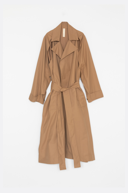 【WRIGHT+DOYLE / ライトアンドドイル】Belted Mac - Sand
