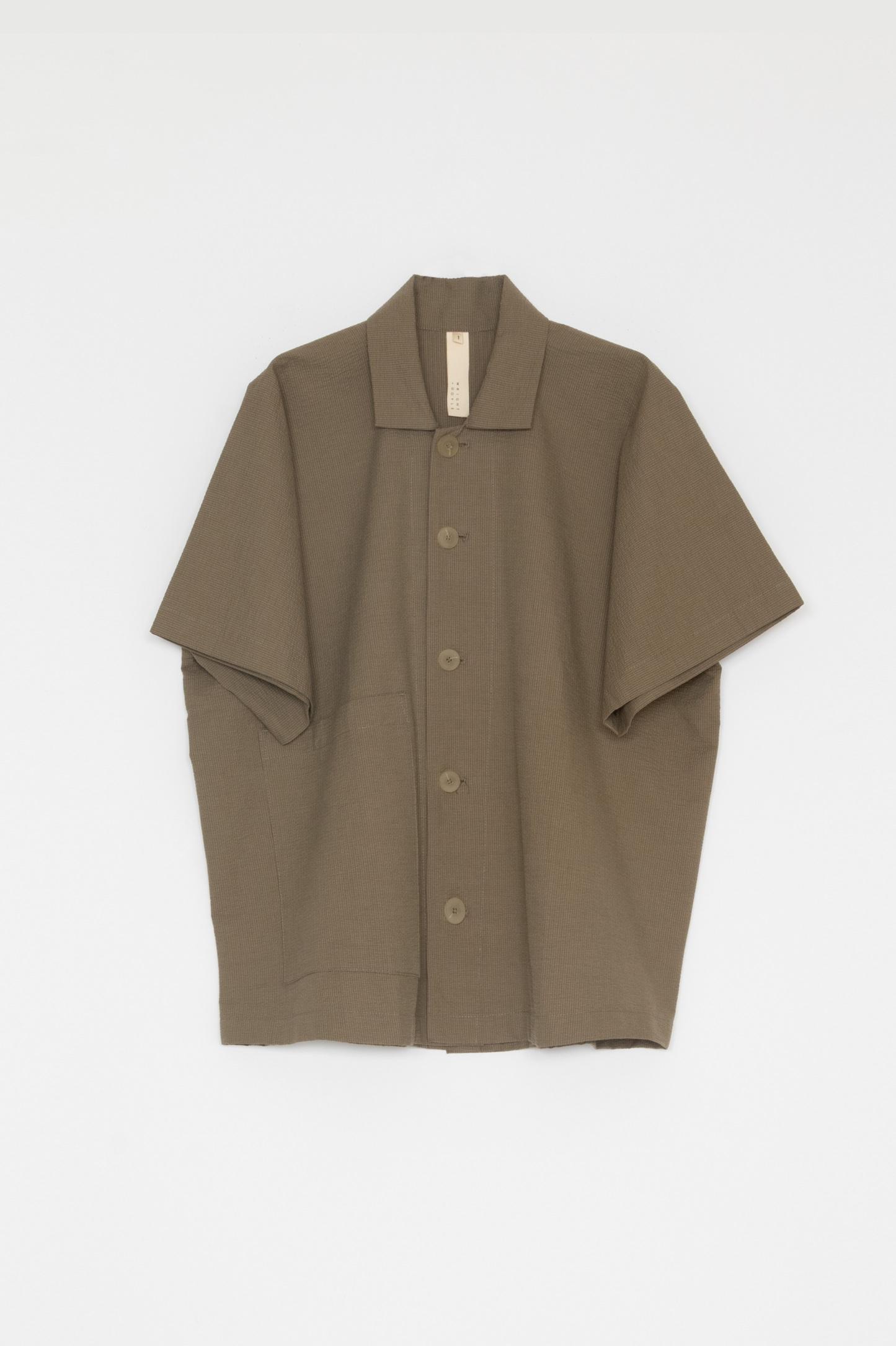 【WRIGHT+DOYLE / ライトアンドドイル】Camp Collar Shirt - Clay