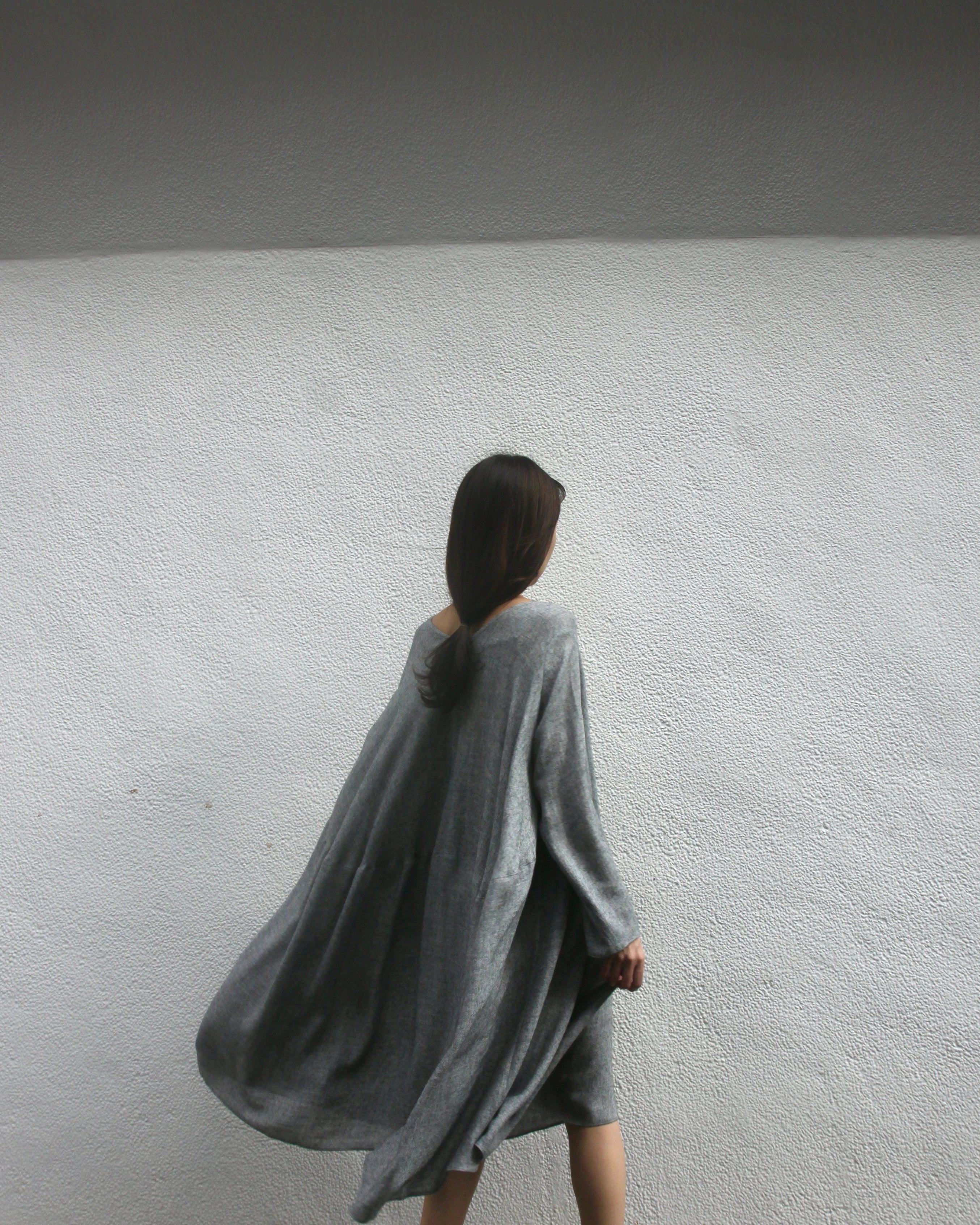 【Whiteread / ホワイトリード】Luna Circle Dress - Granite