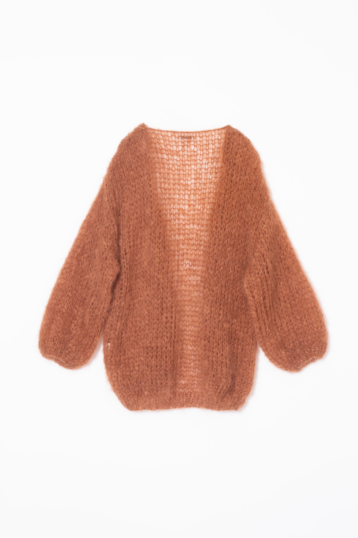 【Maiami / マイアミ】Mohair Big Cardigan, Light - Brown