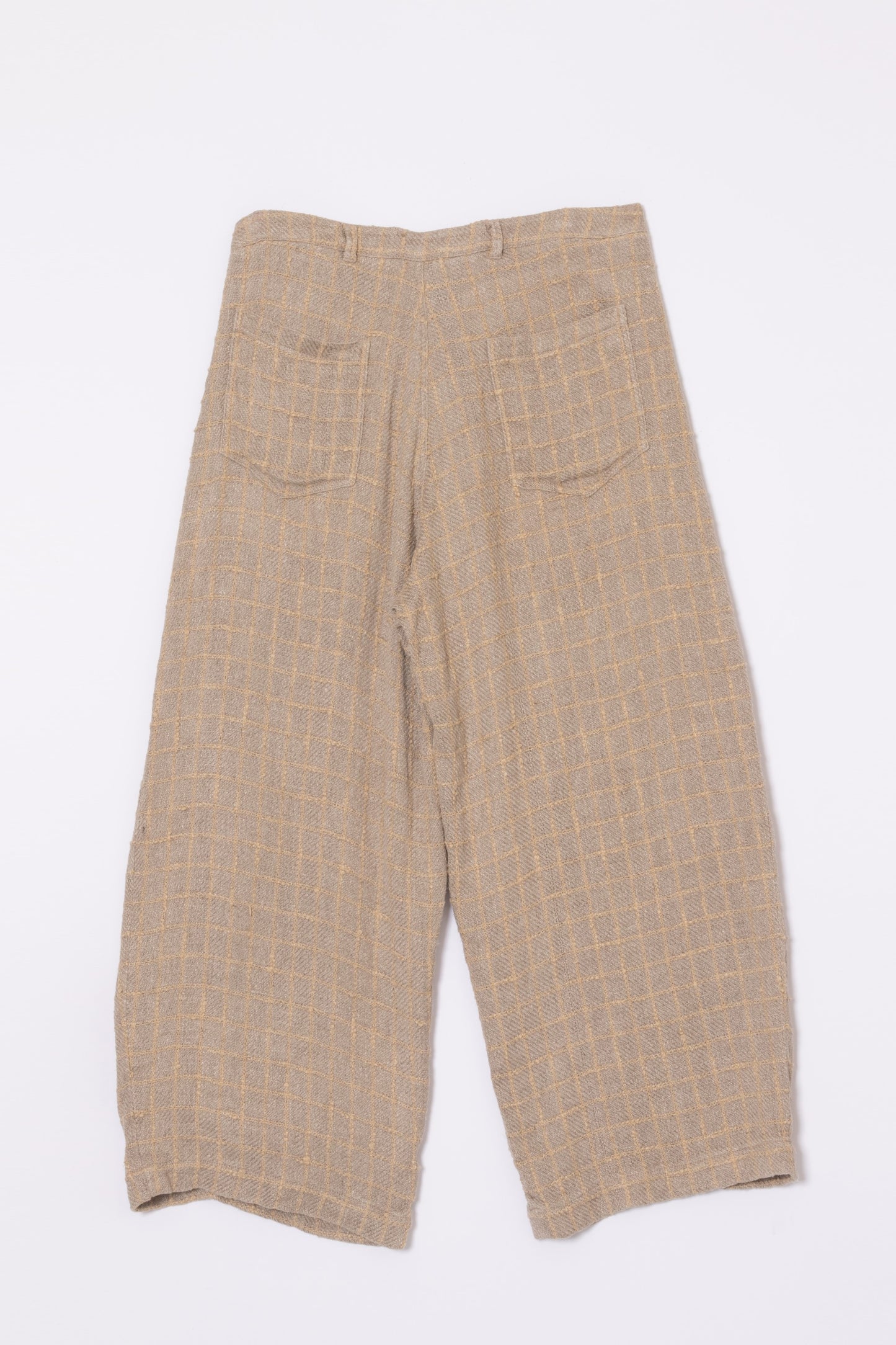 【WRIGHT+DOYLE / ライトアンドドイル】Single Pleat Tailored Trouser - Flax