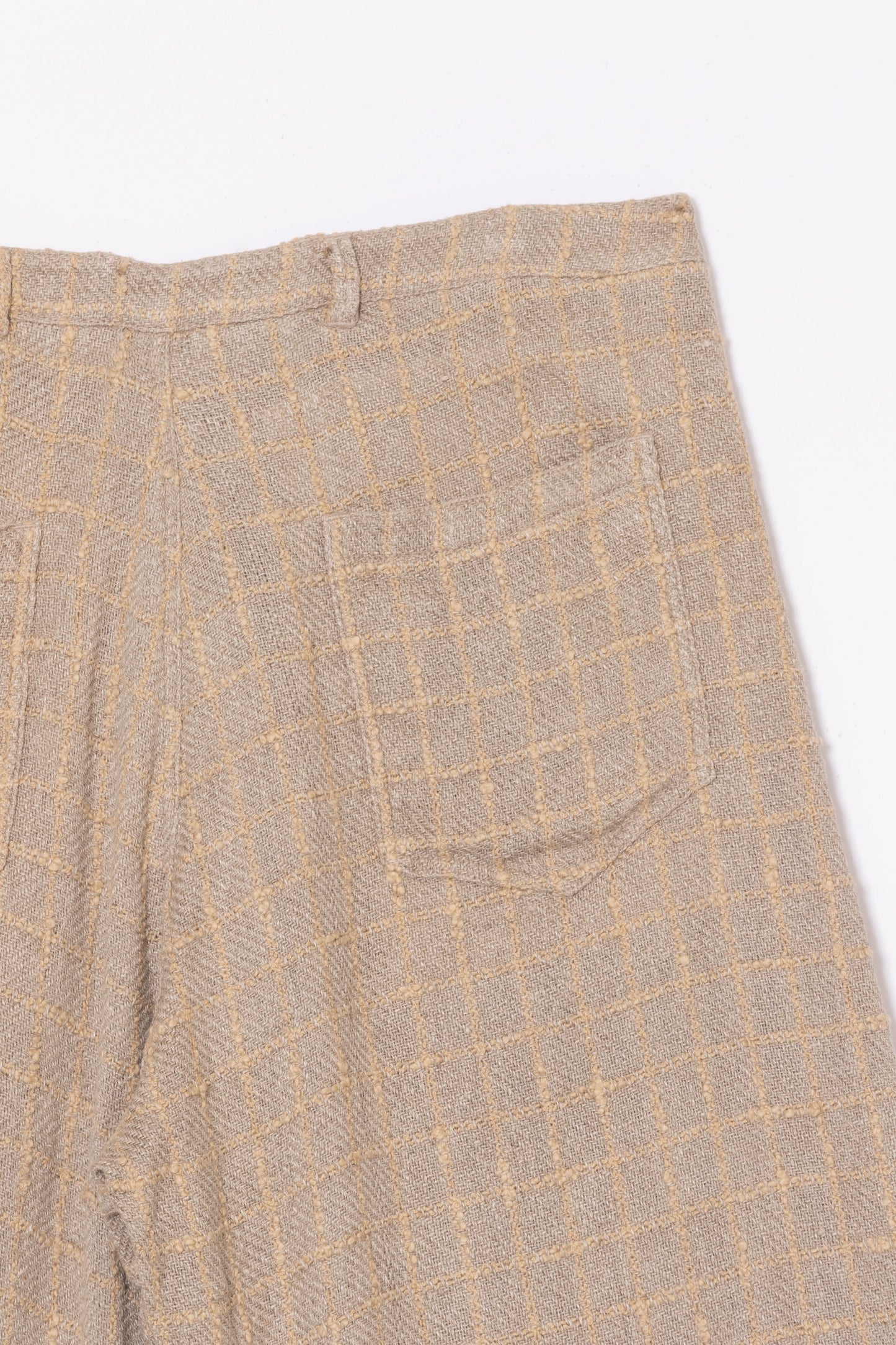 【WRIGHT+DOYLE / ライトアンドドイル】Single Pleat Tailored Trouser - Flax