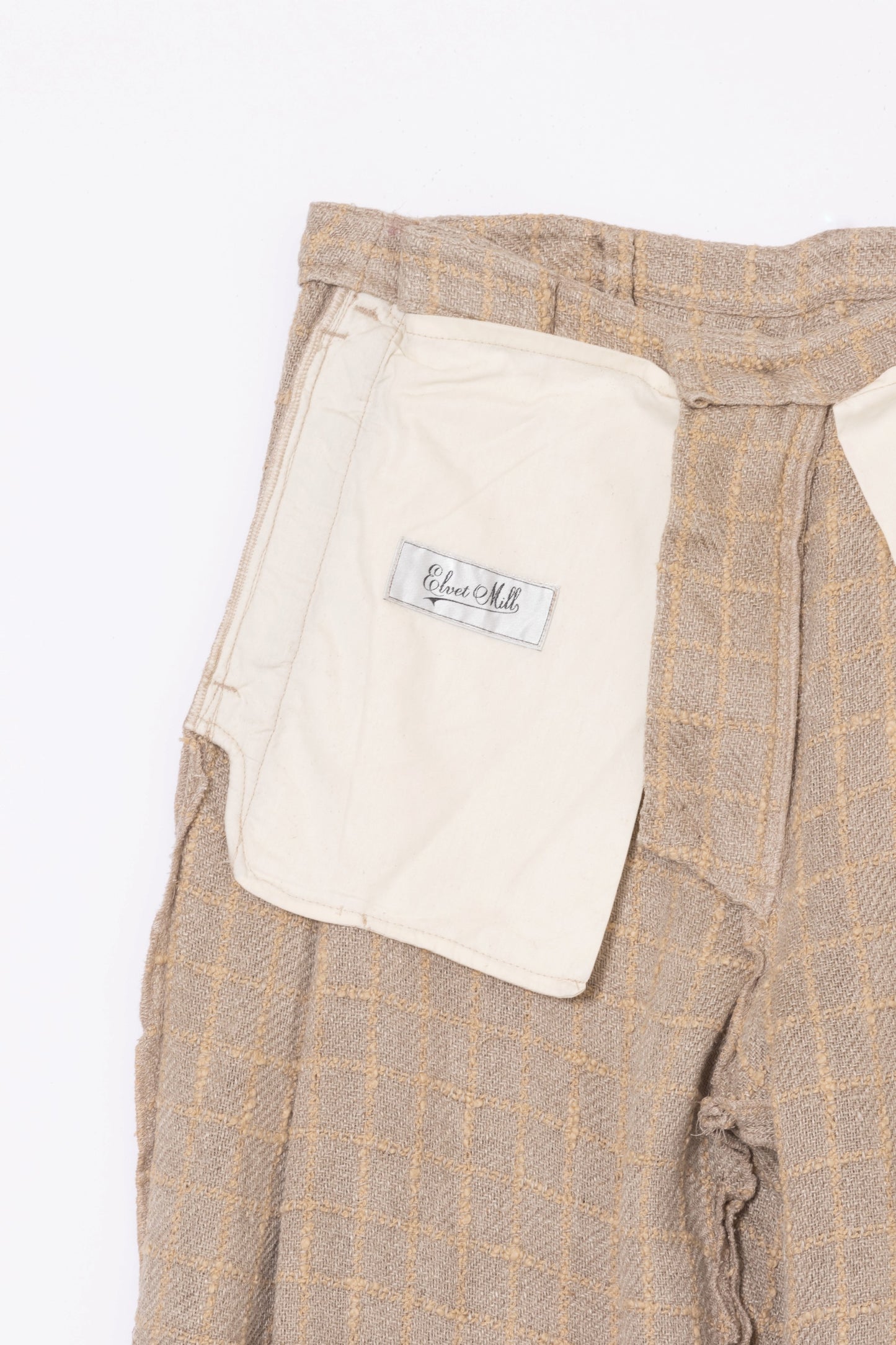 【WRIGHT+DOYLE / ライトアンドドイル】Single Pleat Tailored Trouser - Flax