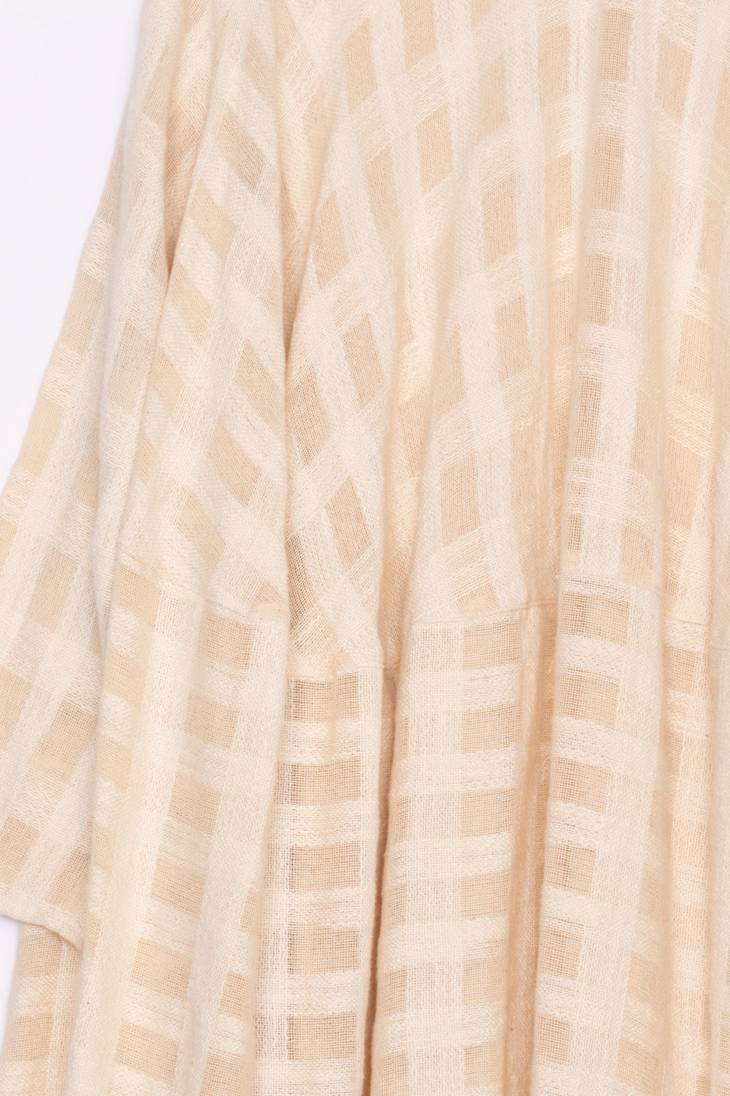 【Whiteread / ホワイトリード】Dress 11 - V neck circle cut dress - Buttermilk