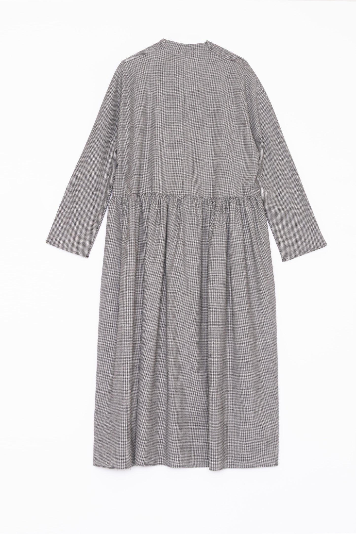 【Whiteread / ホワイトリード】Handkerchief tie dress - Raven Check