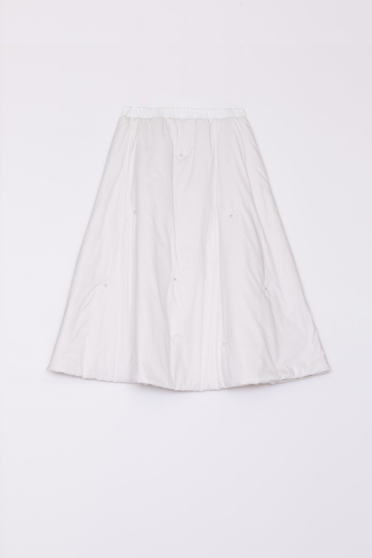 【Whiteread / ホワイトリード】Padded skirt - Salt