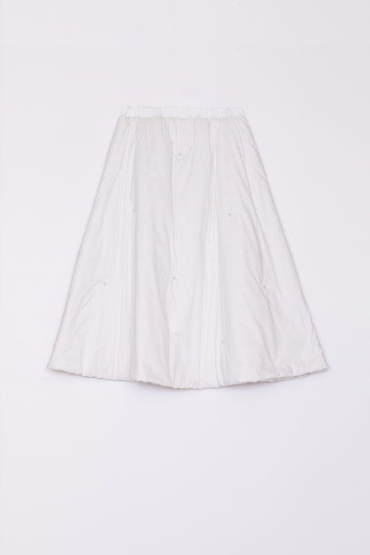 【Whiteread / ホワイトリード】Padded skirt - Salt
