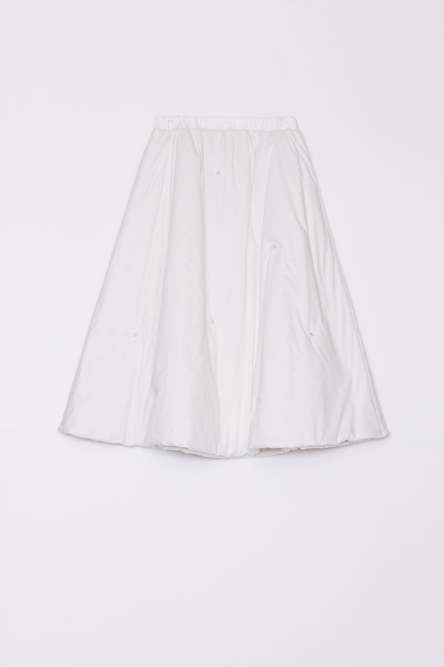 【Whiteread / ホワイトリード】Padded skirt - Salt