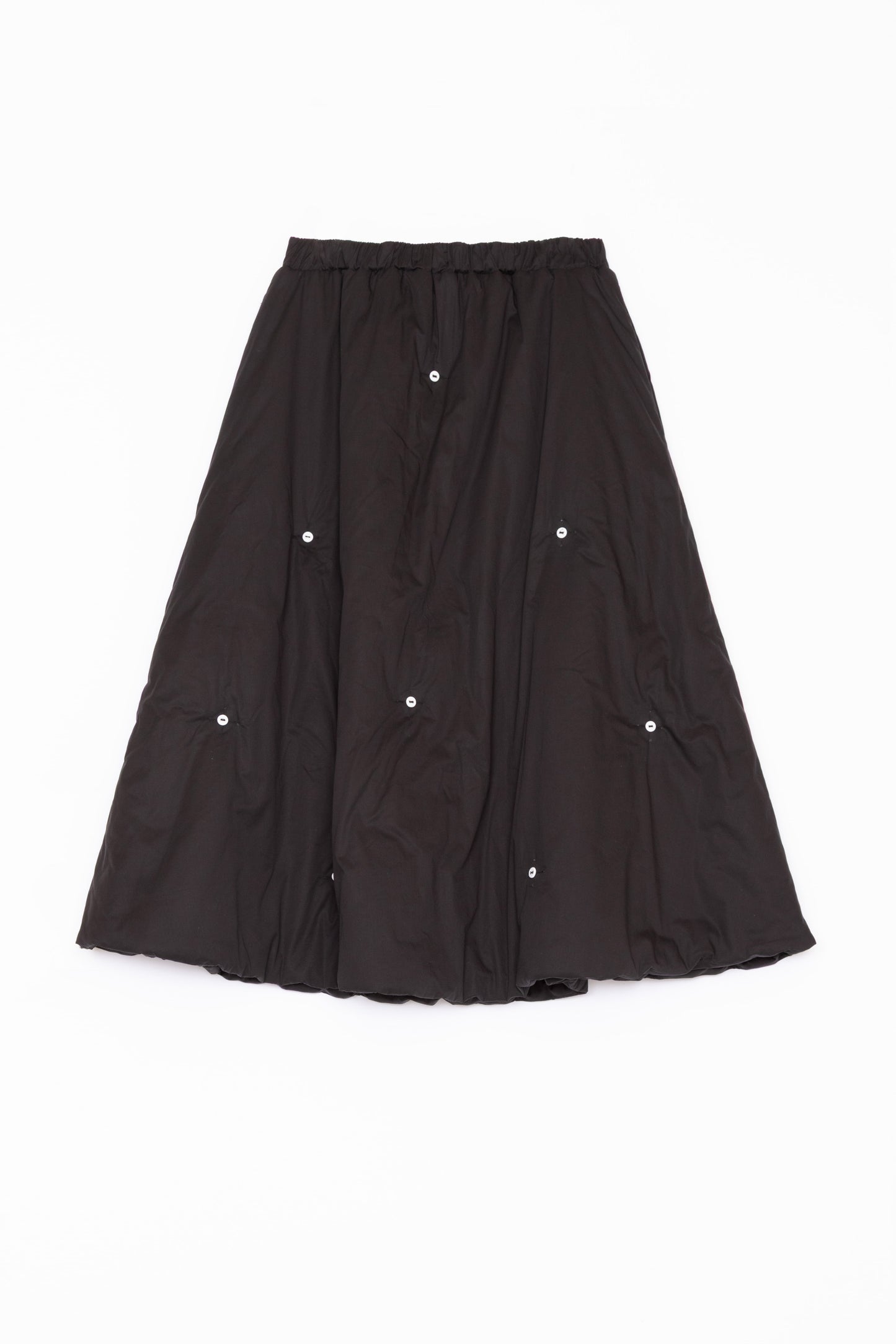 【Whiteread / ホワイトリード】Padded skirt - Ebony