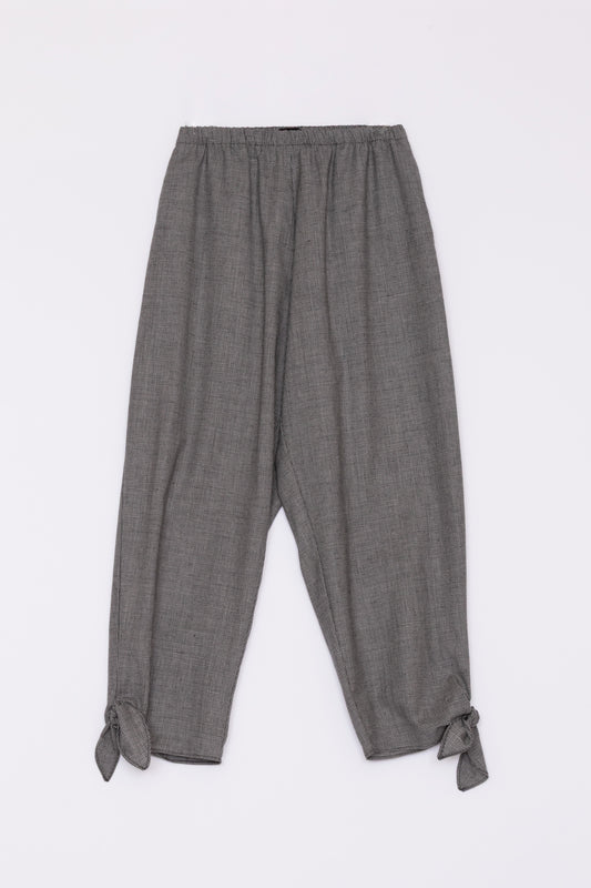 【Whiteread / ホワイトリード】Elasticated waist trousers  - Raven Check