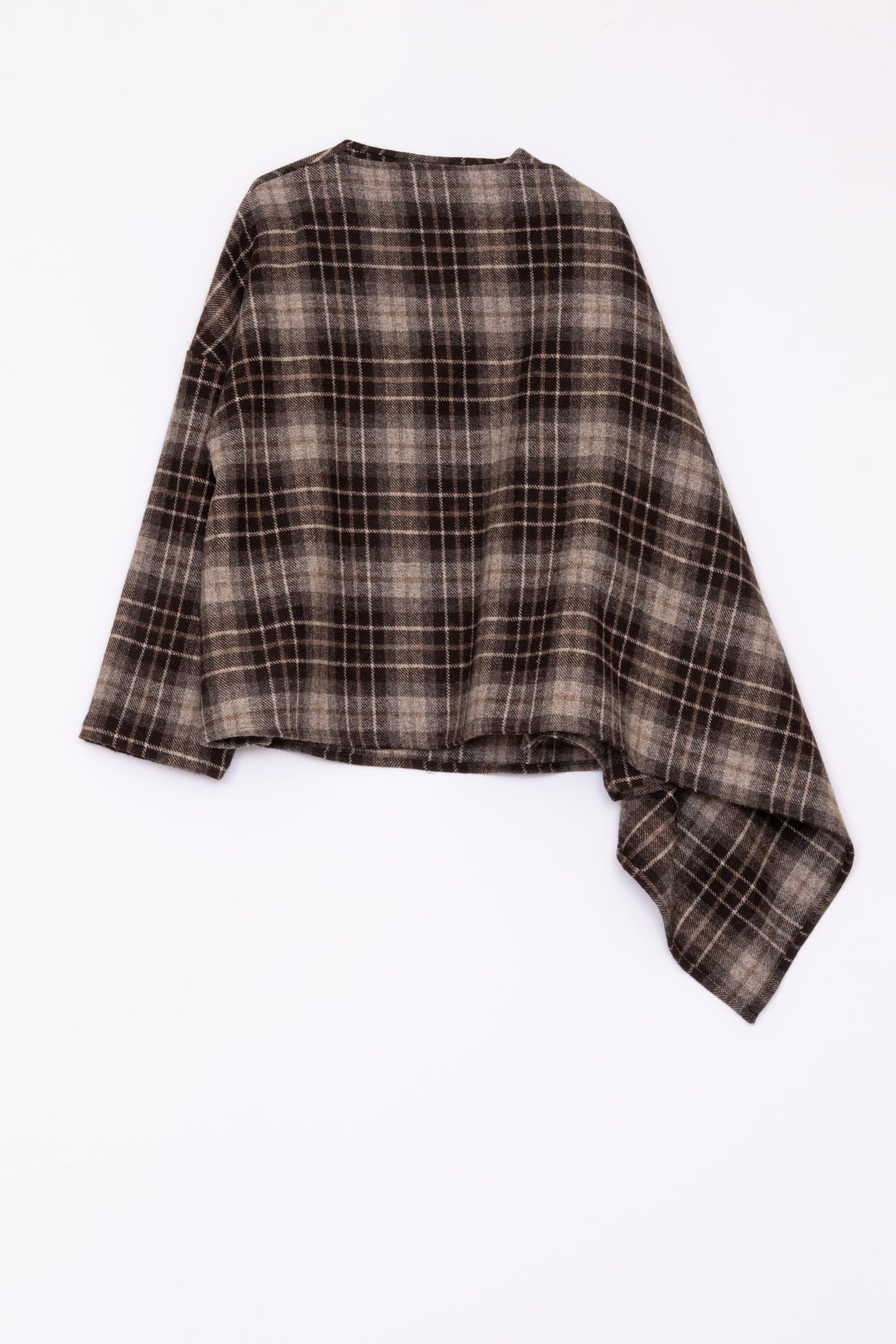 【Whiteread / ホワイトリード】Blanket Jacket  - Umber Check