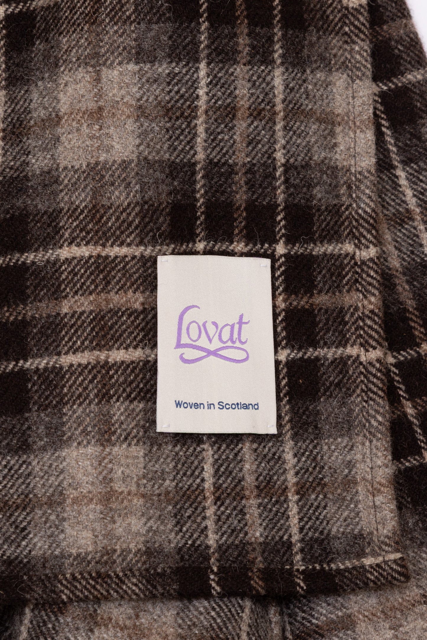 【Whiteread / ホワイトリード】Blanket Jacket  - Umber Check