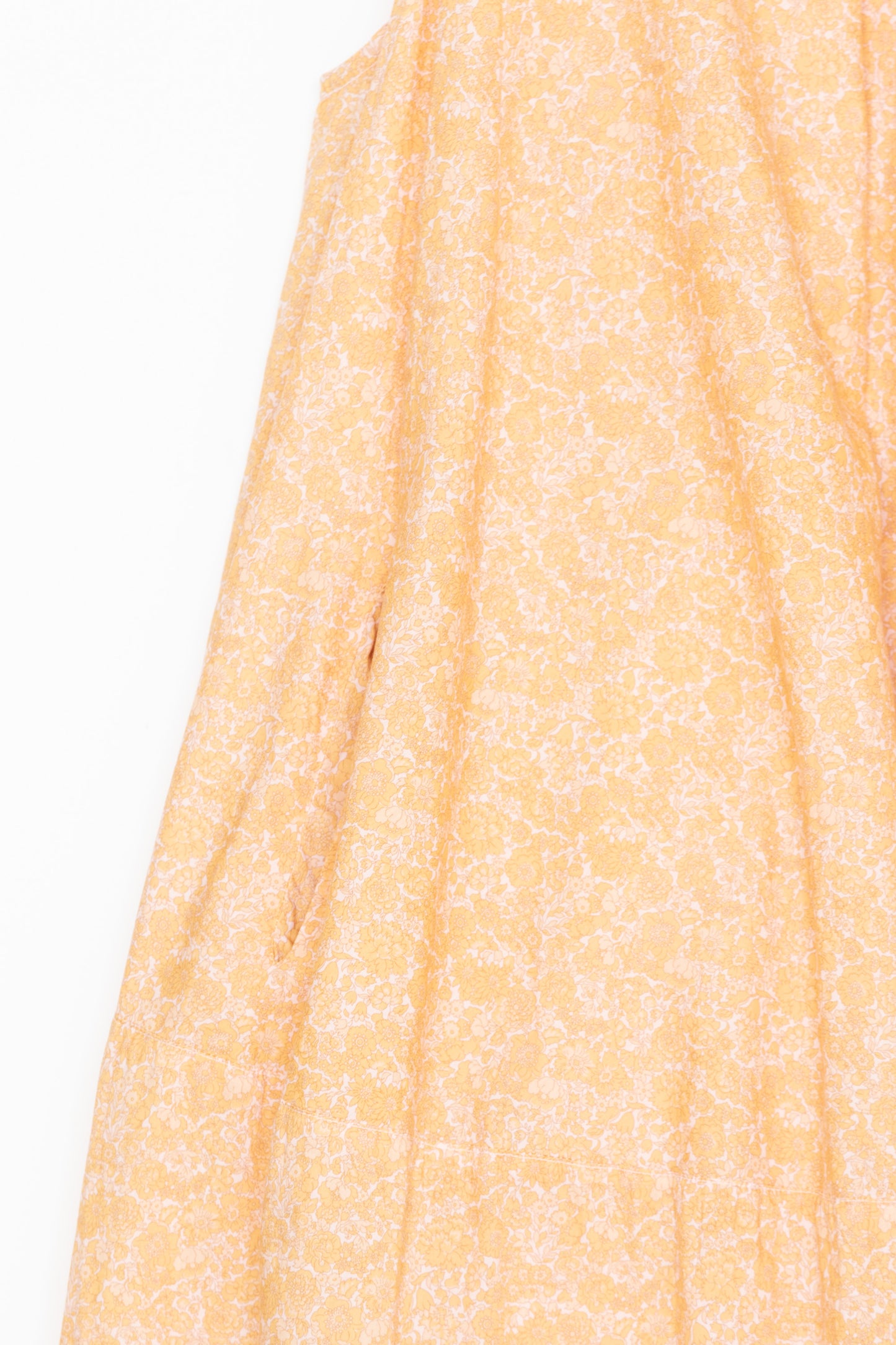 【Whiteread / ホワイトリード】Sleevless dress with ties - Peach Flora