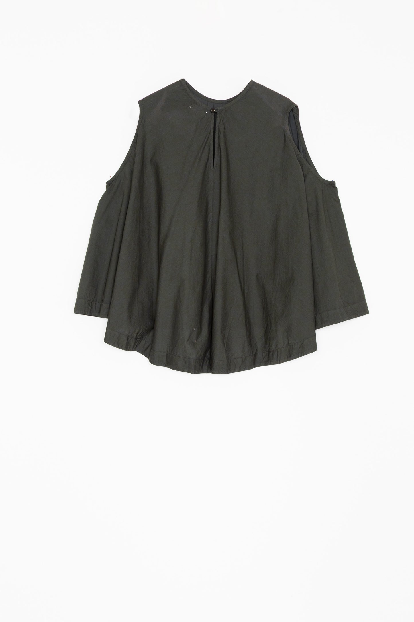 【Whiteread / ホワイトリード】Circle top with tie fastening - Ebony Flora
