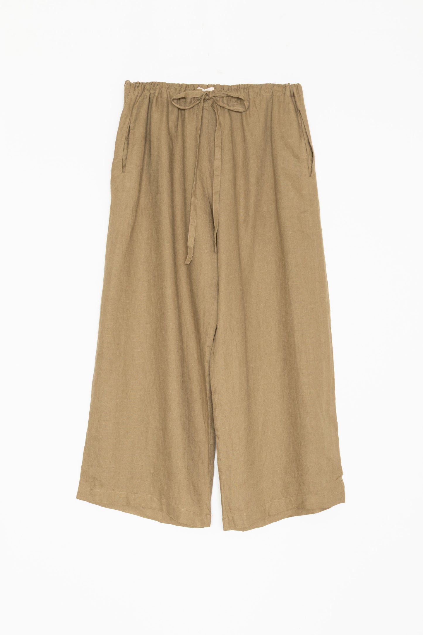 【Whiteread / ホワイトリード】Gathered tie trousers - Heath