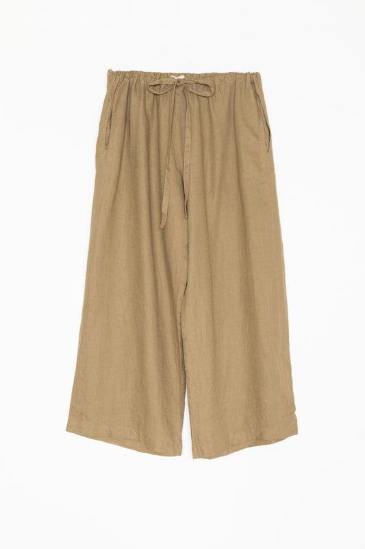 【Whiteread / ホワイトリード】GATHERED TIE TROUSERS - HEATH