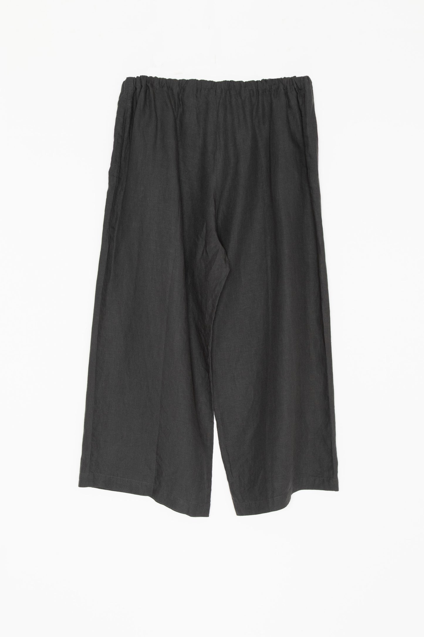 【Whiteread / ホワイトリード】Gathered tie trousers - Charcoal
