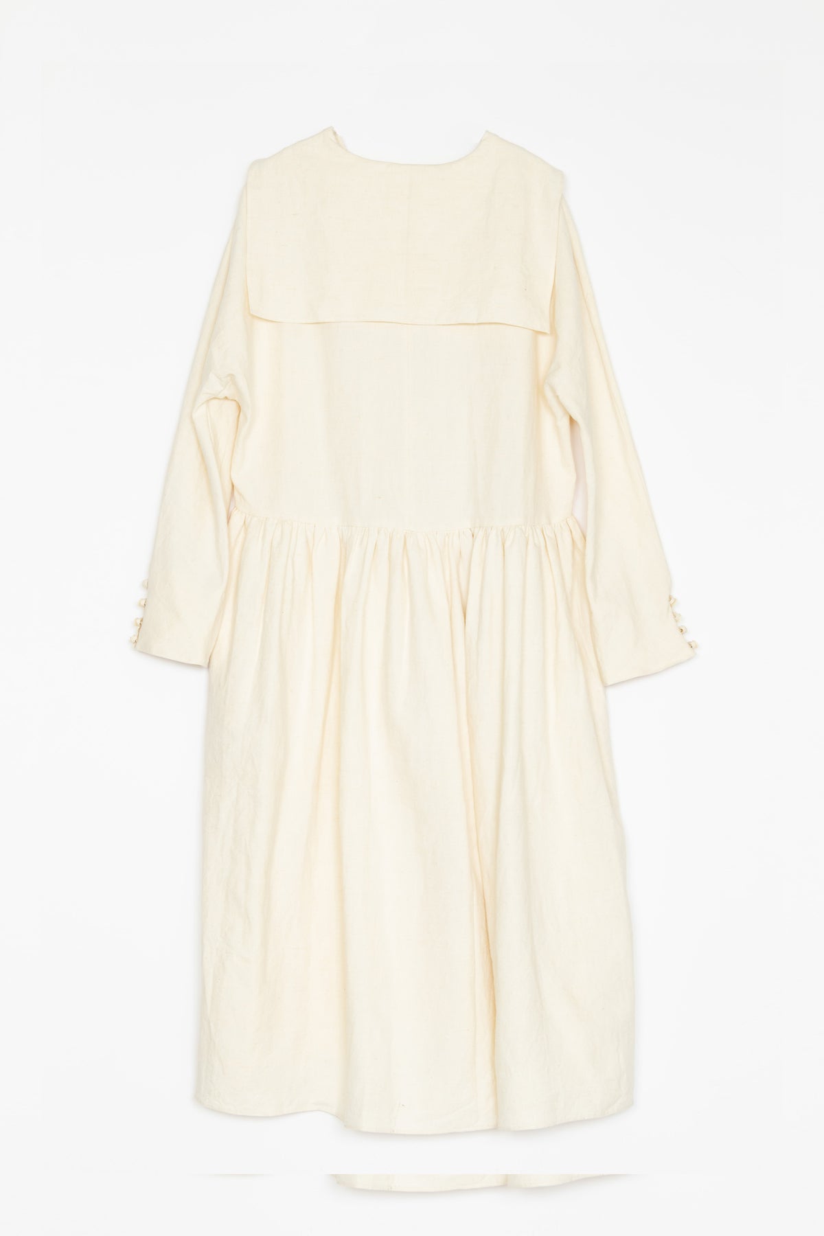 【Whiteread / ホワイトリード】Sailor Collar dress - Natural Linen