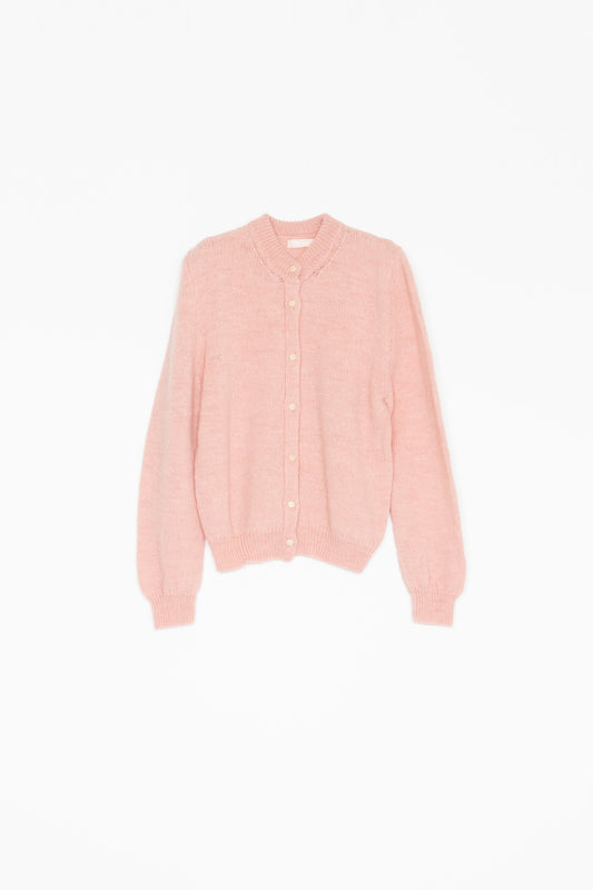 【Whiteread / ホワイトリード】Mowool Cardigan - Rose