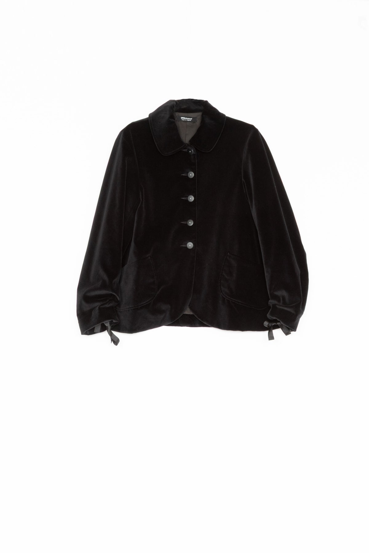 【Whiteread / ホワイトリード】Short Button Jakcet - Ebony