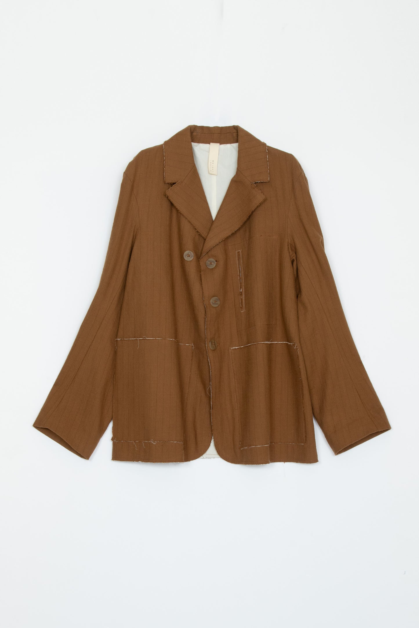 【WRIGHT+DOYLE / ライトアンドドイル】Leusdon jacket - Ochre Pinstripe