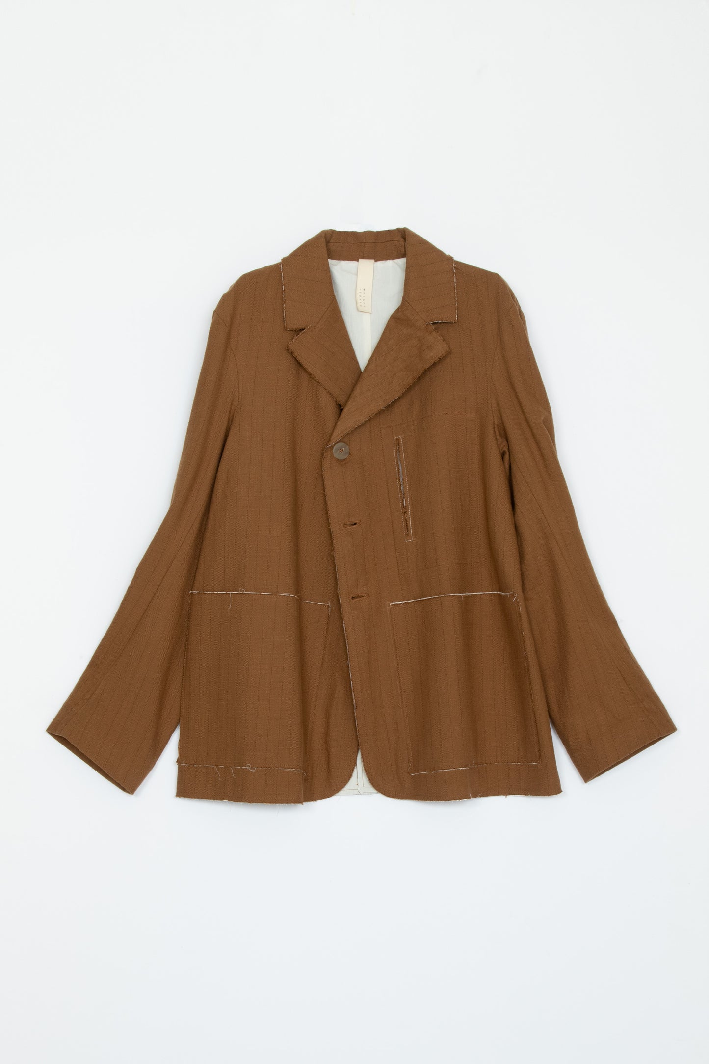 【WRIGHT+DOYLE / ライトアンドドイル】Leusdon jacket - Ochre Pinstripe