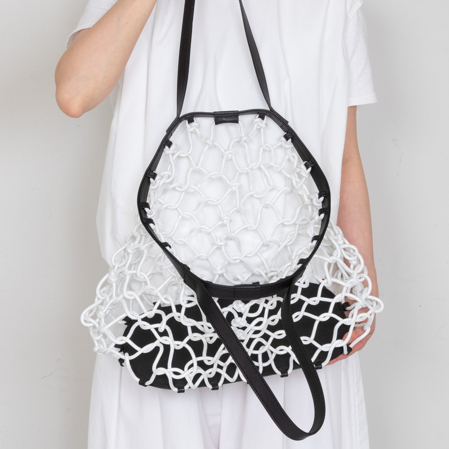 【COURTNEY ORLA / コートニーオーラ】ROPE TOTE - White