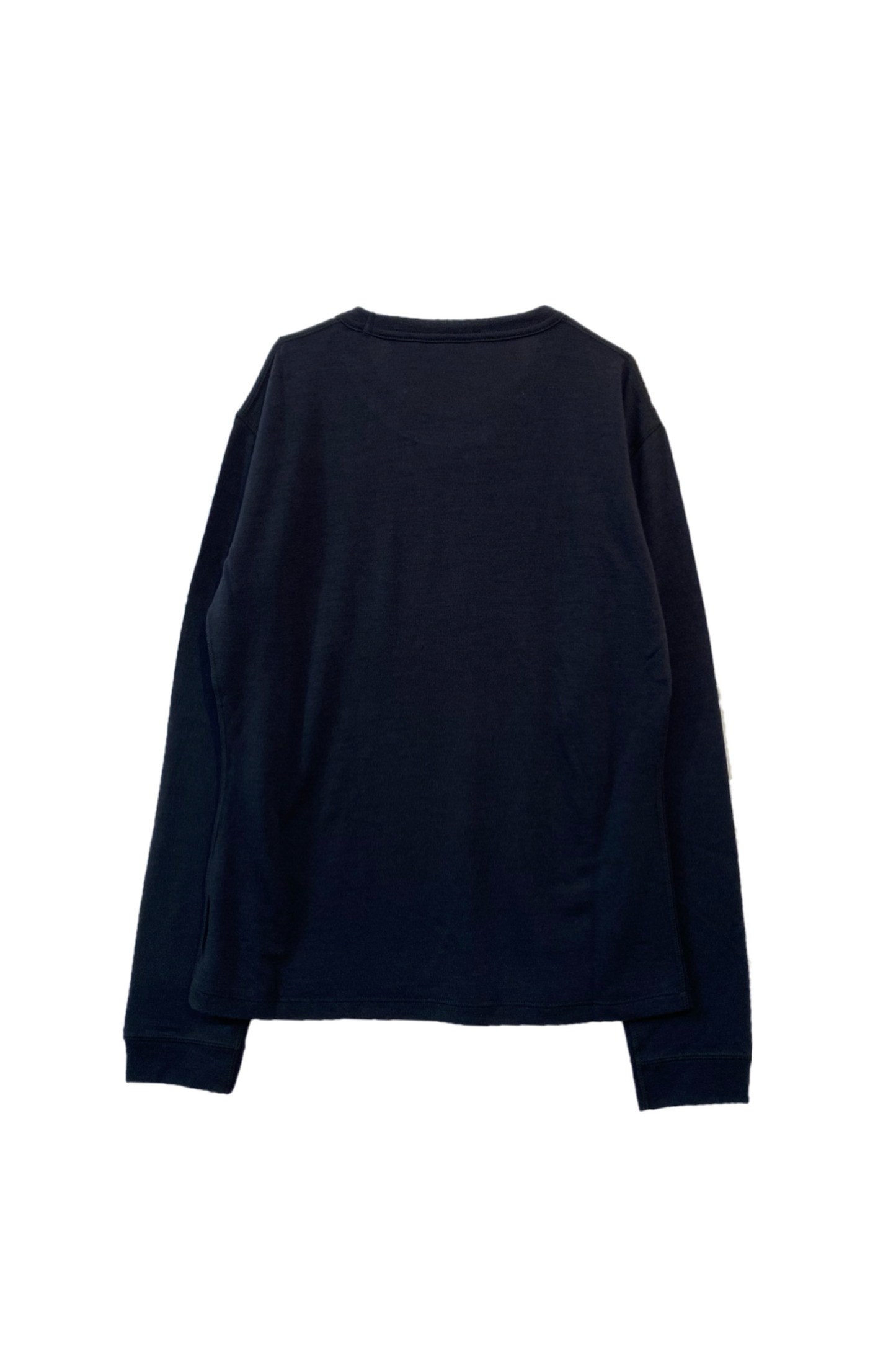 【WRIGHT+DOYLE / ライトアンドドイル】Merino Long Sleeve Vest - Ebony