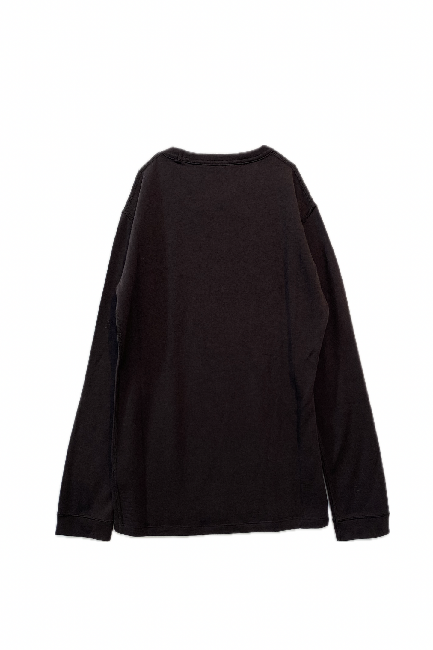 【WRIGHT+DOYLE / ライトアンドドイル】Merino Long Sleeve Vest - Cacao