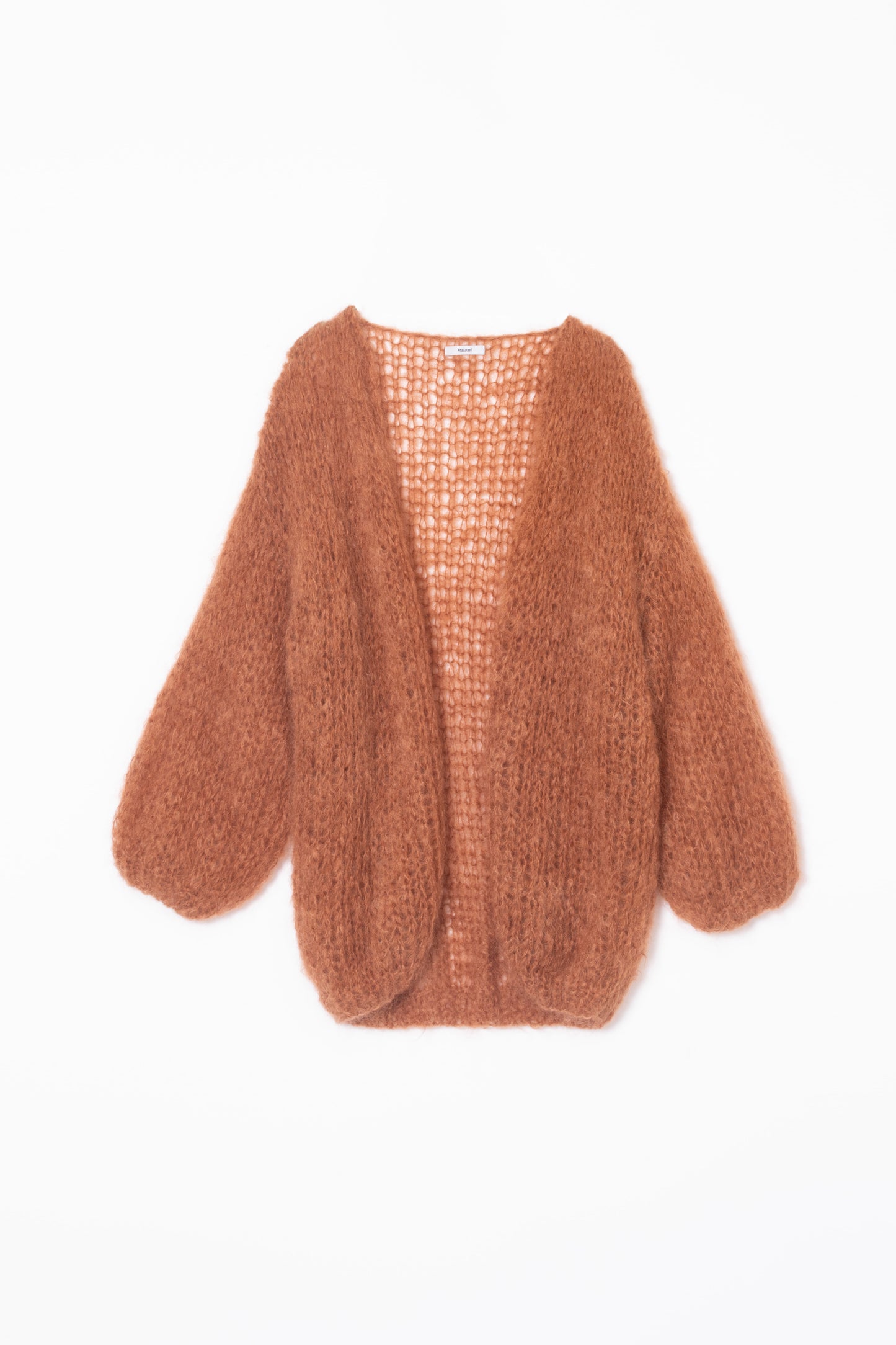 【Maiami / マイアミ】Mohair Big Cardigan, Light - Brown