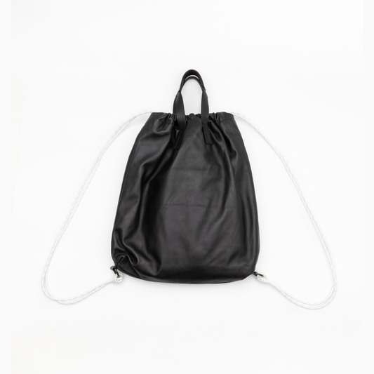 【COURTNEY ORLA / コートニーオーラ】NAP double handles （rope）- Black w wht rope