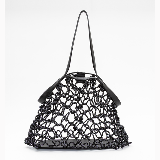 【COURTNEY ORLA / コートニーオーラ】ROPE TOTE - Black