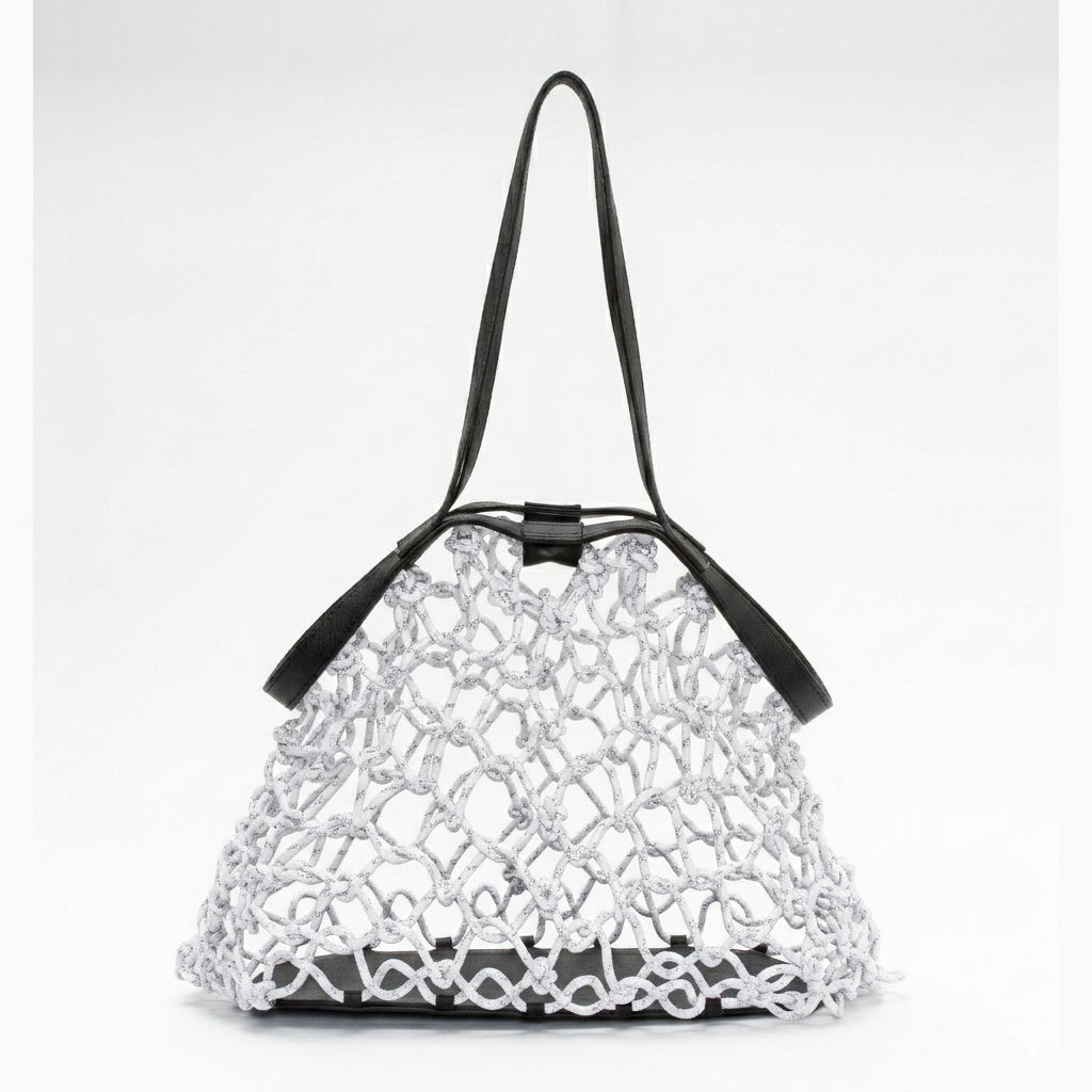 【COURTNEY ORLA / コートニーオーラ】ROPE TOTE - White