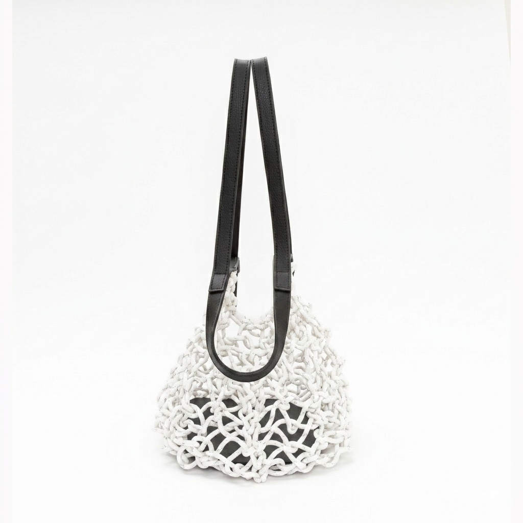 【COURTNEY ORLA / コートニーオーラ】ROPE TOTE - White