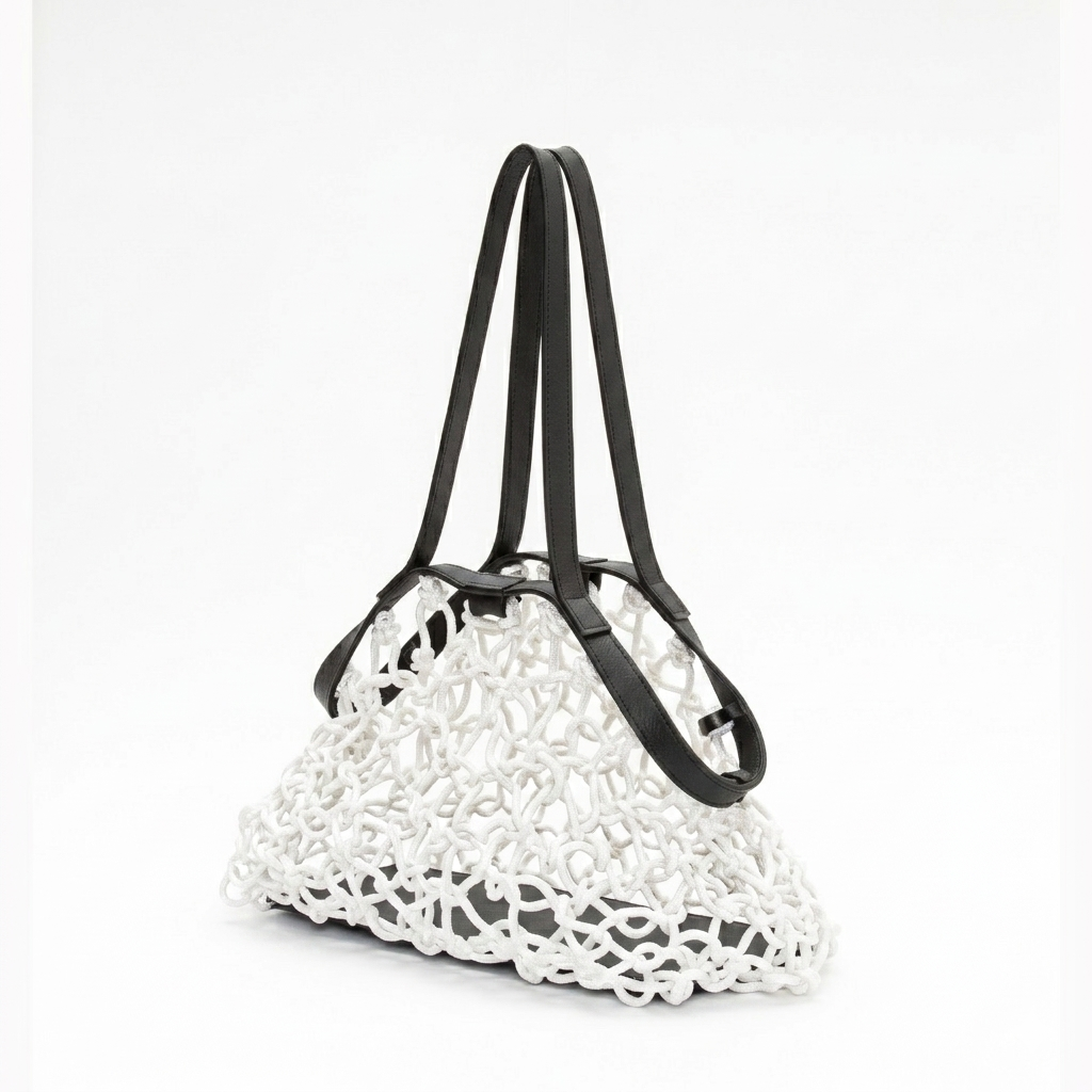 【COURTNEY ORLA / コートニーオーラ】ROPE TOTE - White