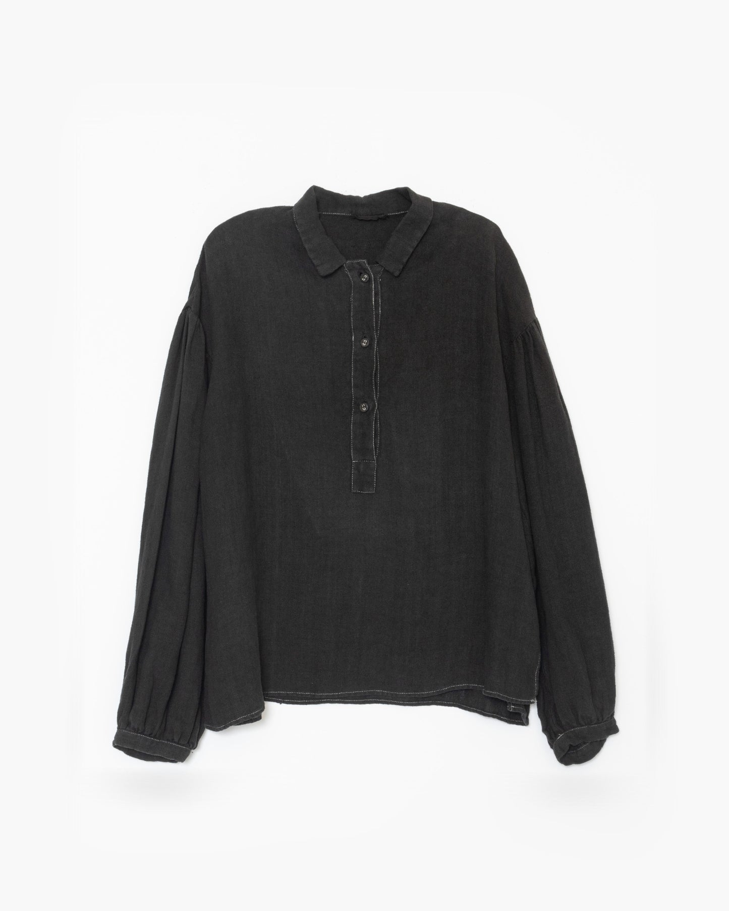 【Whiteread / ホワイトリード】Shirt 01 - Ebony Linen