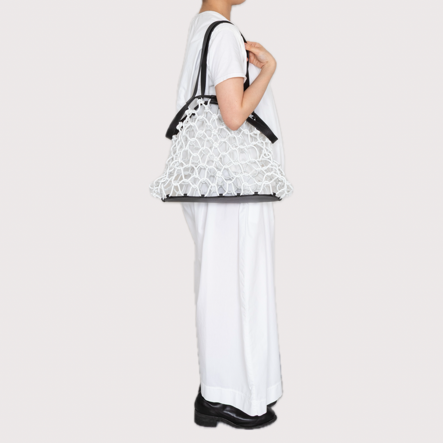 【COURTNEY ORLA / コートニーオーラ】ROPE TOTE - White