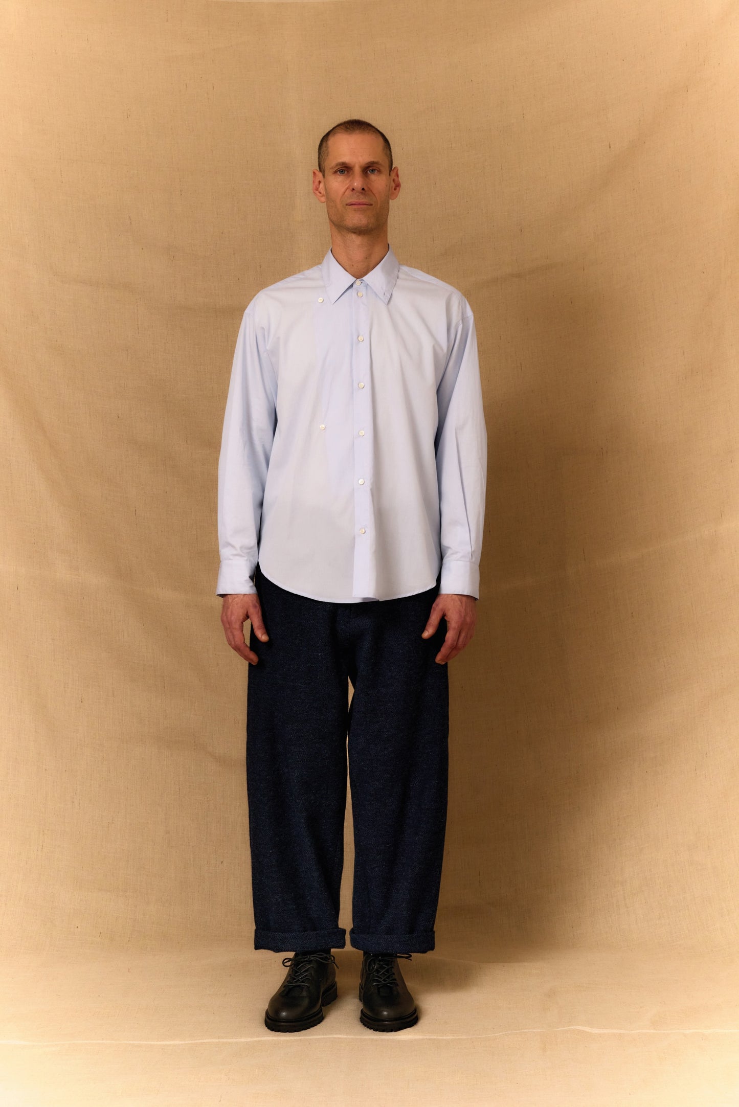 【WRIGHT+DOYLE / ライトアンドドイル】Beaduc Shirt - Fine Stripe