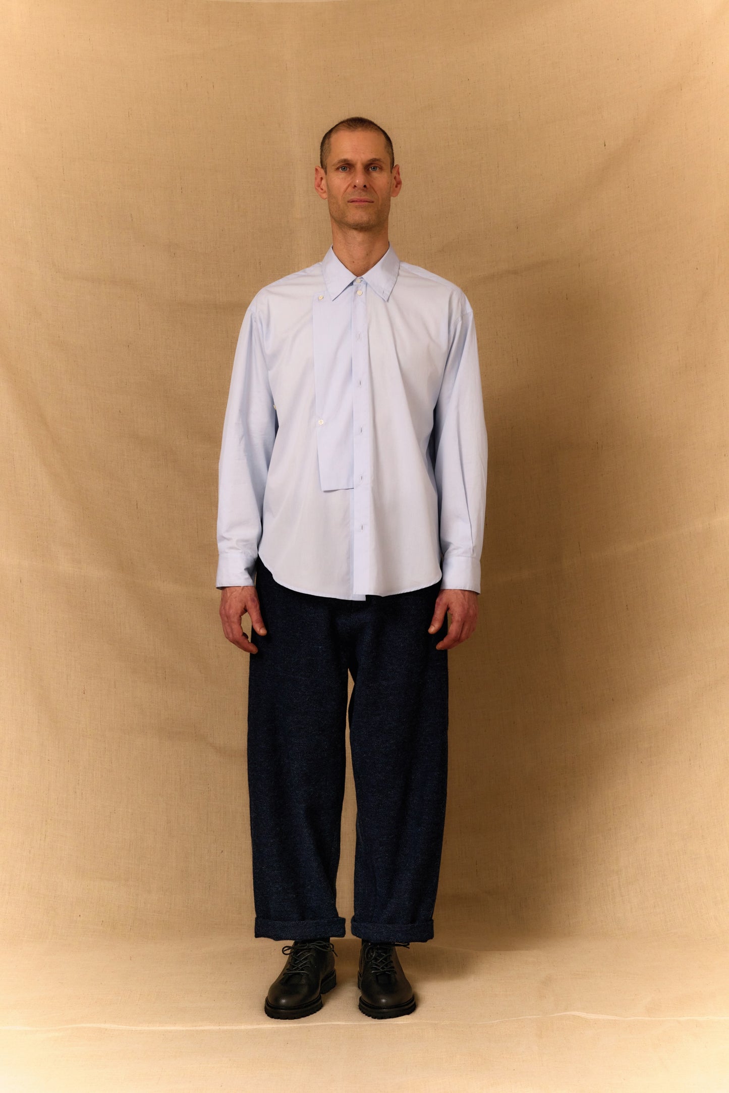 【WRIGHT+DOYLE / ライトアンドドイル】Beaduc Shirt - Fine Stripe