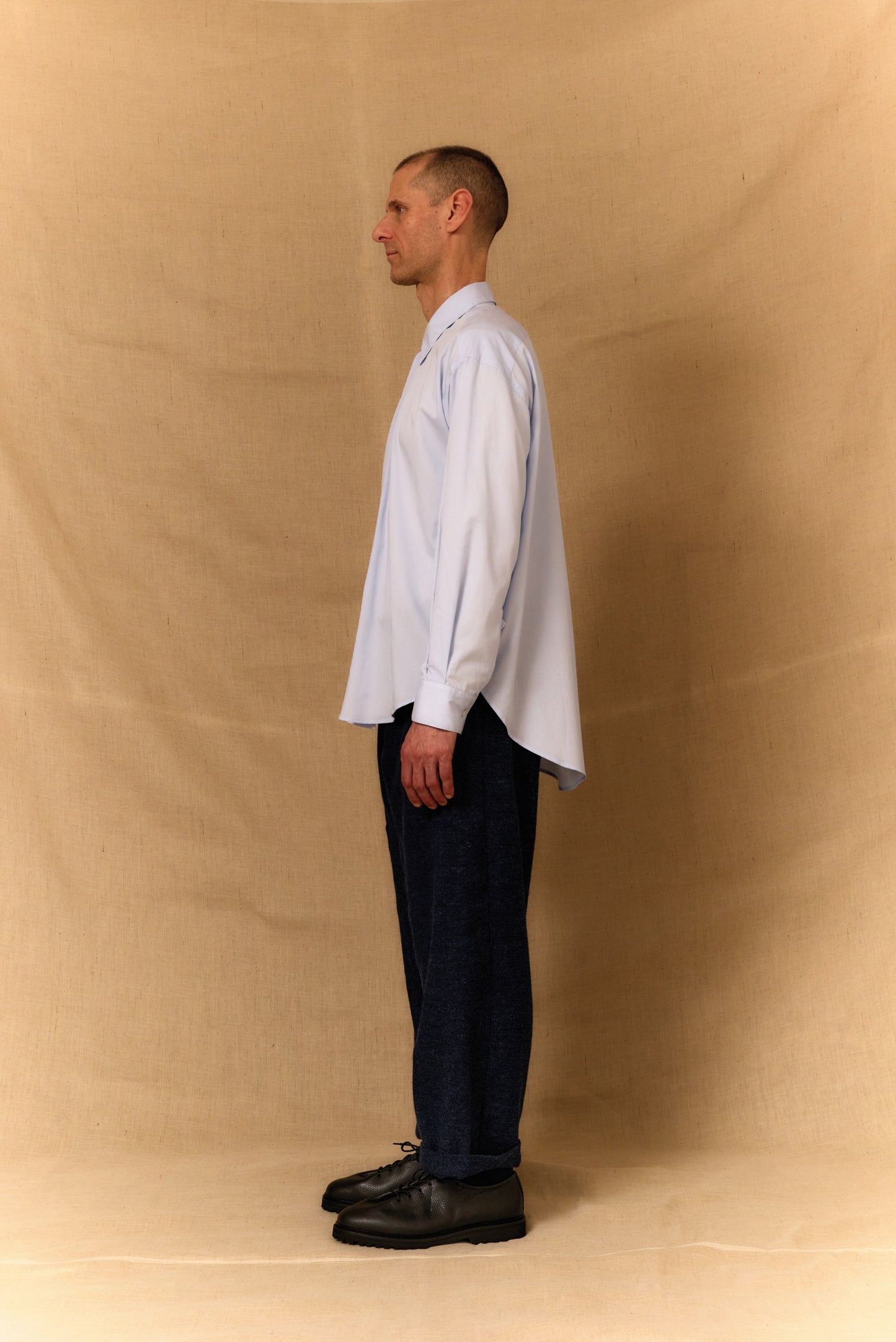 【WRIGHT+DOYLE / ライトアンドドイル】Beaduc Shirt - Fine Stripe