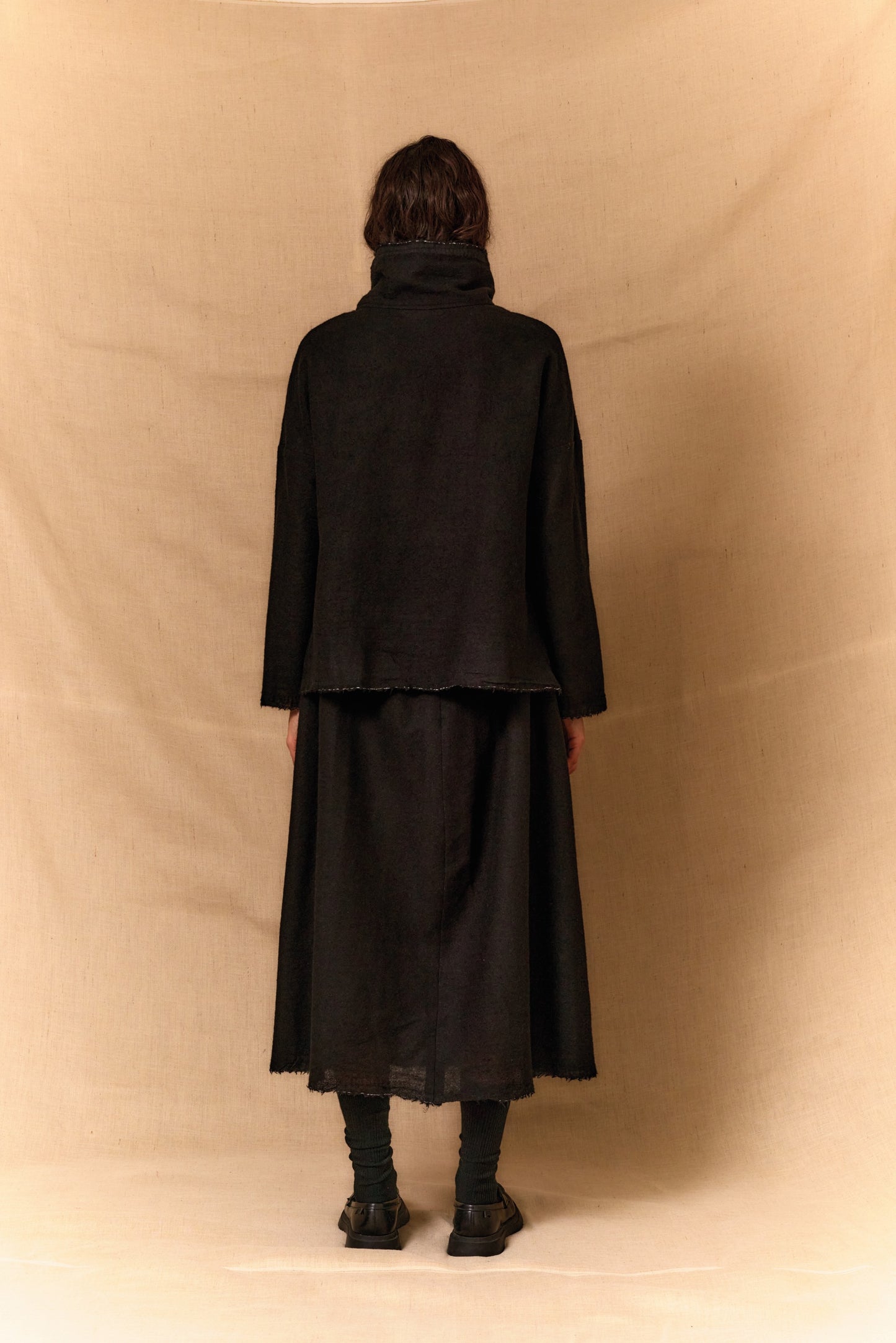 【WRIGHT+DOYLE / ライトアンドドイル】Geant Skirt - Ebony