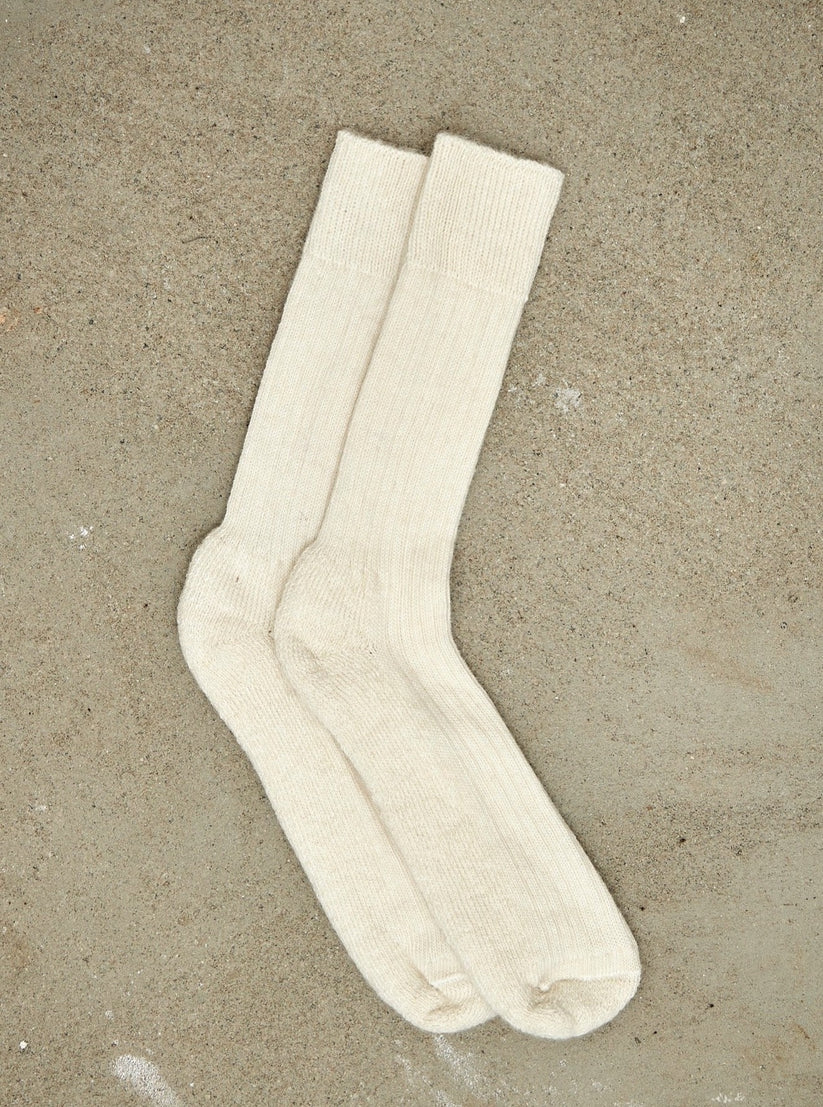 WORKING & WALKING SOCKS - CREAM