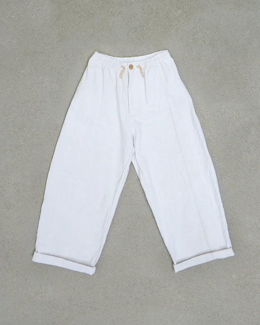 【WRIGHT+DOYLE / ライトアンドドイル】Gatherers Trousers - Alabaster